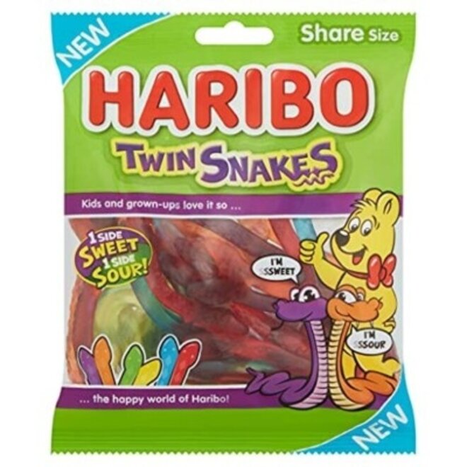 Haribo Twin Snakes 175g
