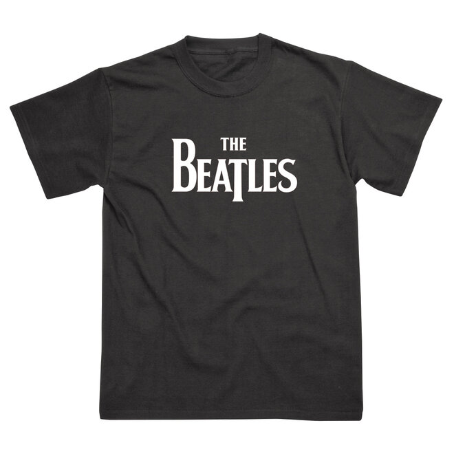 The Beatles Logo Black Shirt