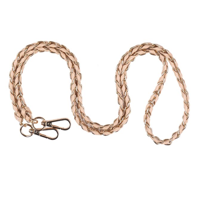 Toffee Weave Gold Chain Strap