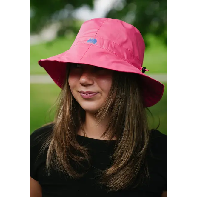 Pink Rain Cap Bucket Hat