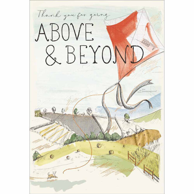 Above and Beyond Card