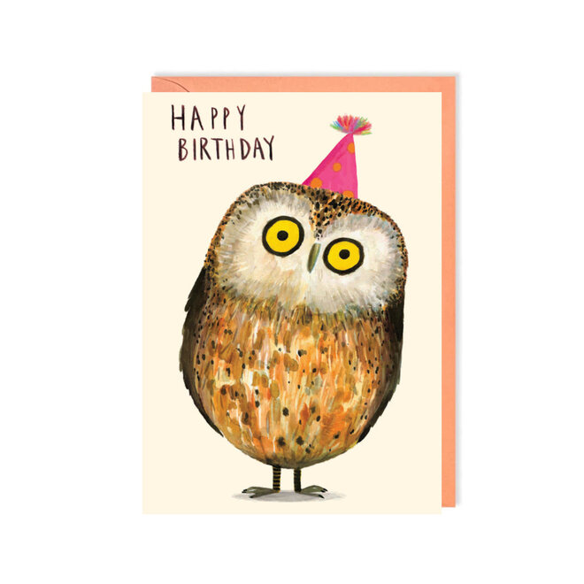 Happy Birthday Owl Card
