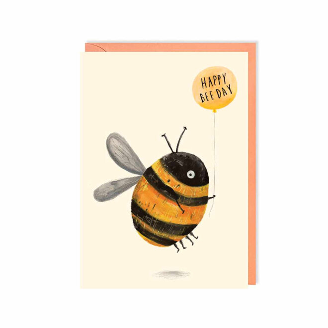 Happy Bee Birthday Card