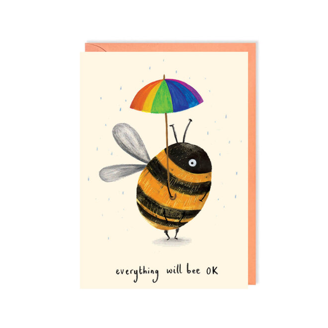 Everything will Bee OK Card