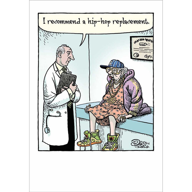 Hip Hop Replacement Greeting Card