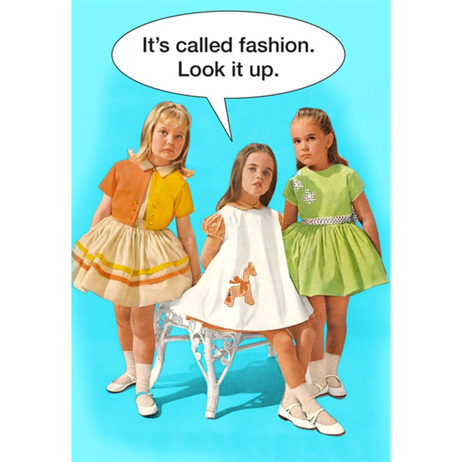 It's Called Fashion Greeting Card