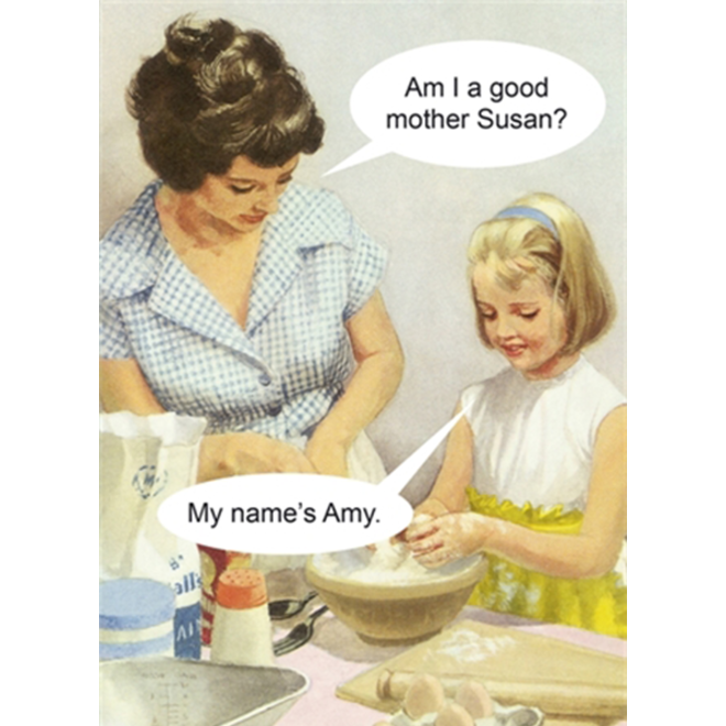 Bad Mother Greeting Card