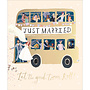 Let the Good Times Roll Wedding Card