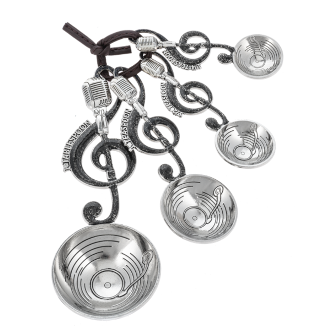 Treble Clef Microphone Measuring Spoons