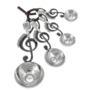 Treble Clef Microphone Measuring Spoons