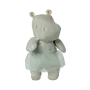 Safari Friends Small Hippo with Skirt - Mint