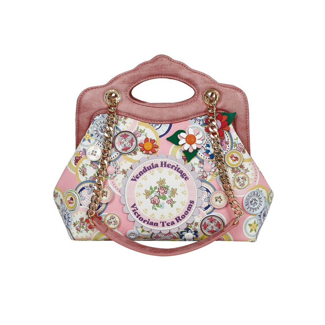 Vendula Heritage Victorian Tea Rooms Ornate Handle Bubble Bag