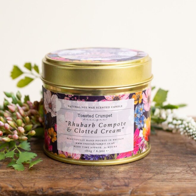 Rhubarb & Clotted Cream Candle
