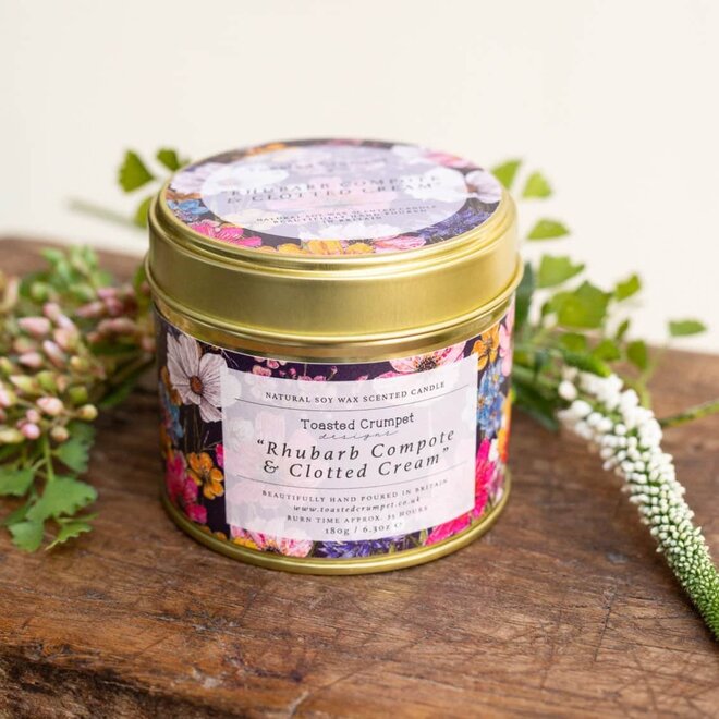 Rhubarb & Clotted Cream Candle