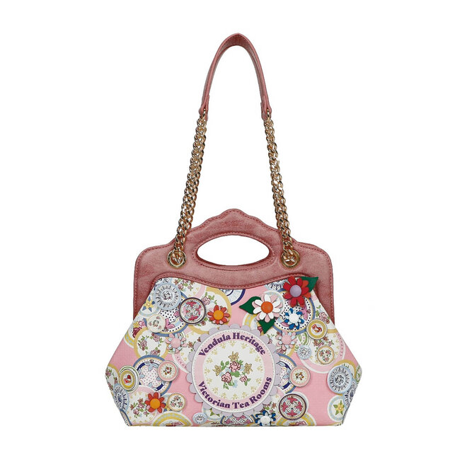 Vendula Heritage Victorian Tea Rooms Ornate Handle Bubble Bag