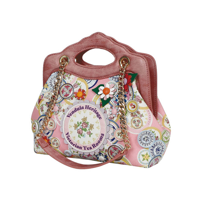 Vendula Heritage Victorian Tea Rooms Ornate Handle Bubble Bag