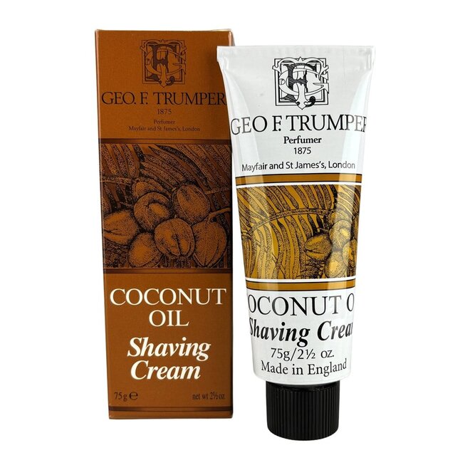 Coconut Oil Shaving Cream Tube
