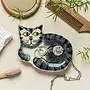 Grey Tabby Cat Trinket Dish