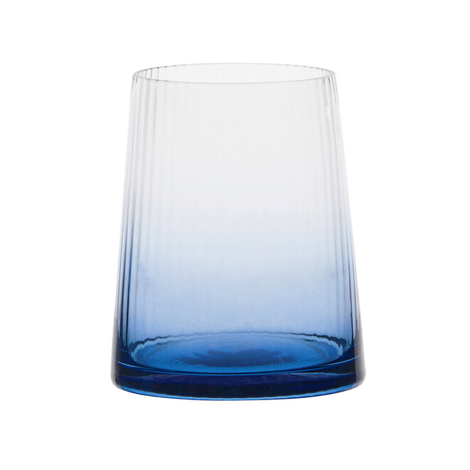 Empire Blue Double Old Fashioned Tumblers Pair