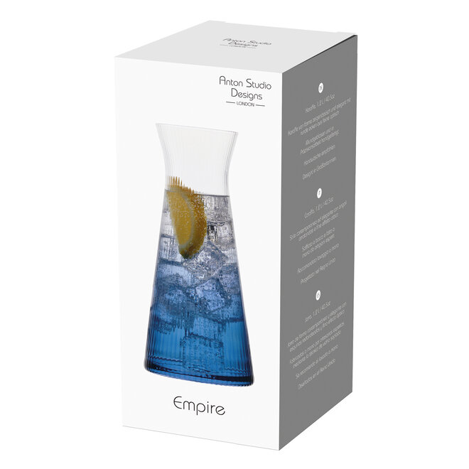 Empire Blue Water Carafe