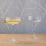 Empire Clear Champagne Coupes Pair