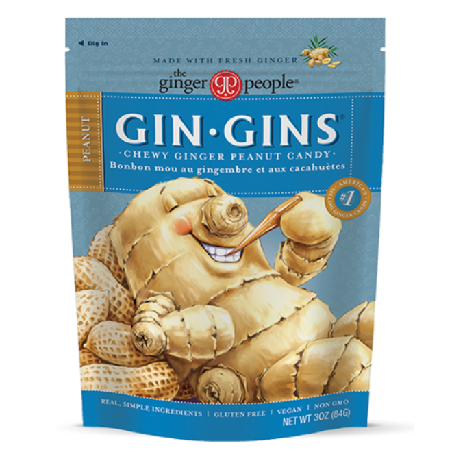 Gin Gins Peanut Ginger Candy