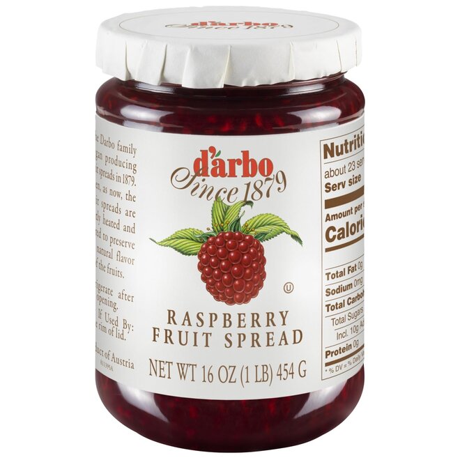 D'Arbo Raspberry Fruit Spread