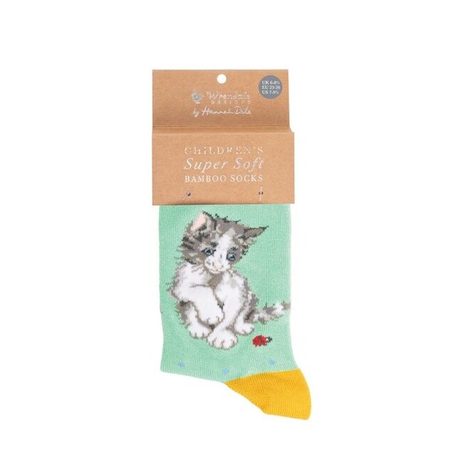 'Ladybird' Cat Children's Socks