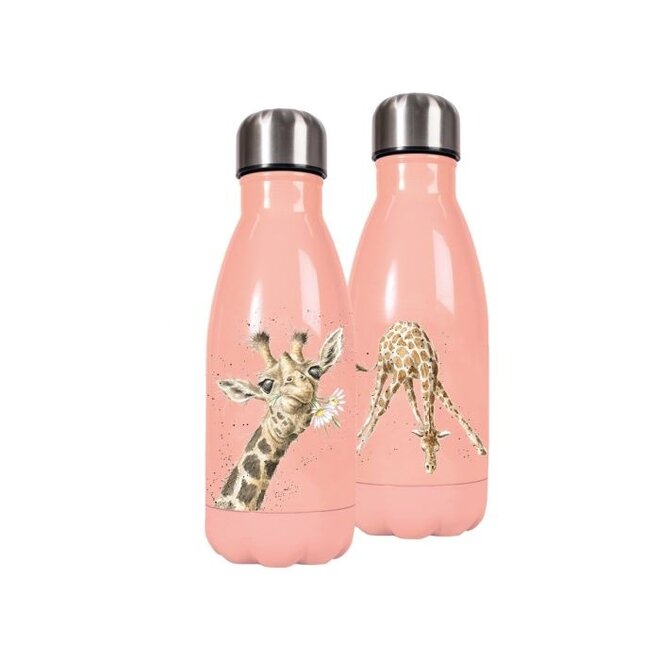 Flowers Giraffe Small Water Bottle