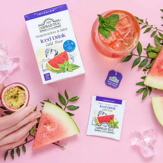 Ahmad Cold Brew Watermelon & Mint Herbal 20s