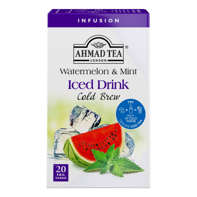 Ahmad Cold Brew Watermelon & Mint Herbal 20s