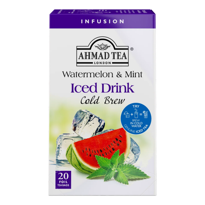 Ahmad Cold Brew Watermelon & Mint Herbal 20s