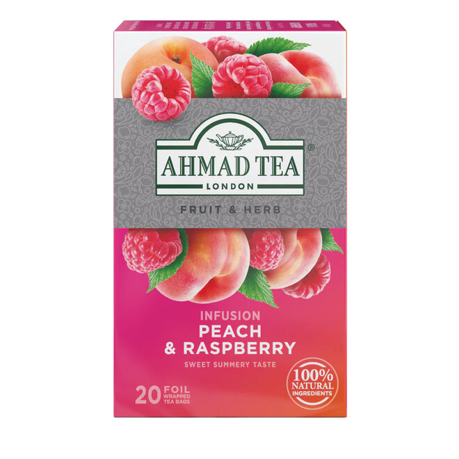 Ahmad Peach & Raspberry Herbal 20s