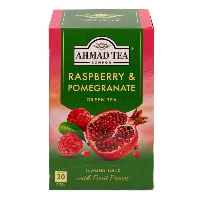 Ahmad Raspberry & Pomegranate Green 20s