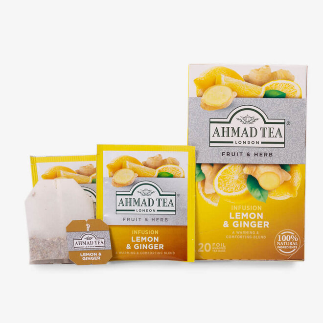 Ahmad Lemon & Ginger Herbal 20s