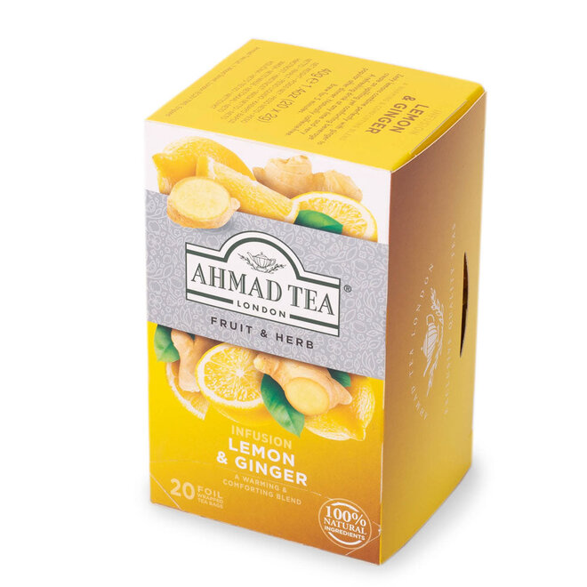 Ahmad Lemon & Ginger Herbal 20s