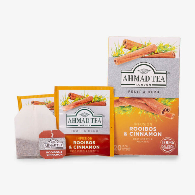 Ahmad Rooibos & Cinnamon Herbal 20s