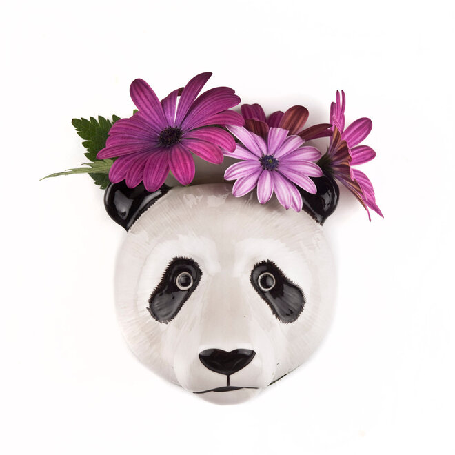 Quail Panda Small Wall Vase