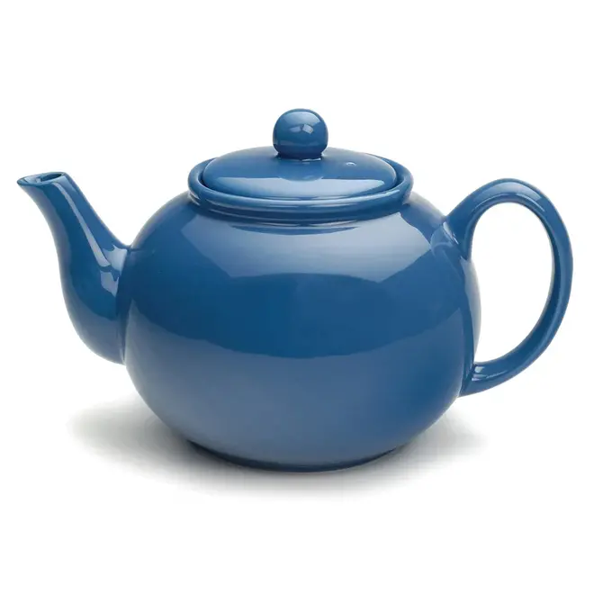 Light Blue Stoneware Teapot