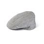 Fia Grey Herringbone Linen Classic Cap