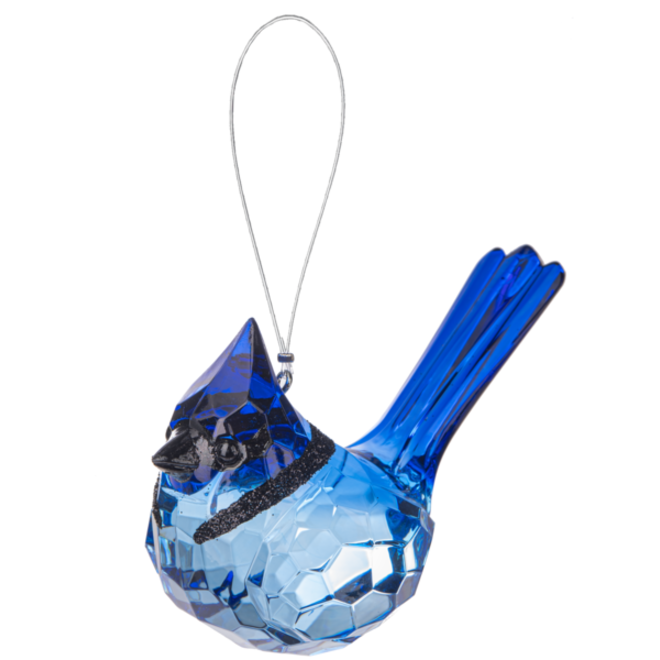 Elegant Blue Jay Ornamnet