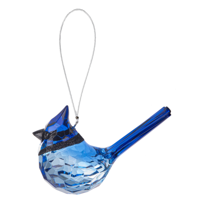 Elegant Blue Jay Ornamnet
