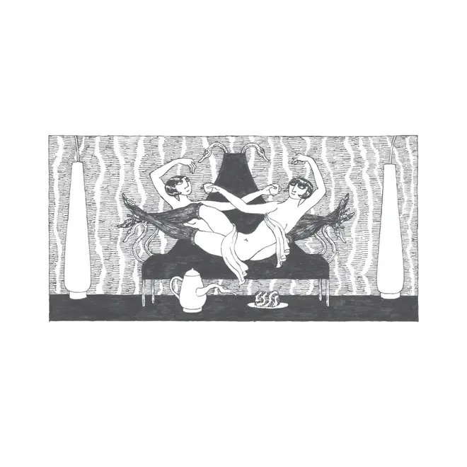 Edward Gorey: The Fraught Settee Boxed Notecards