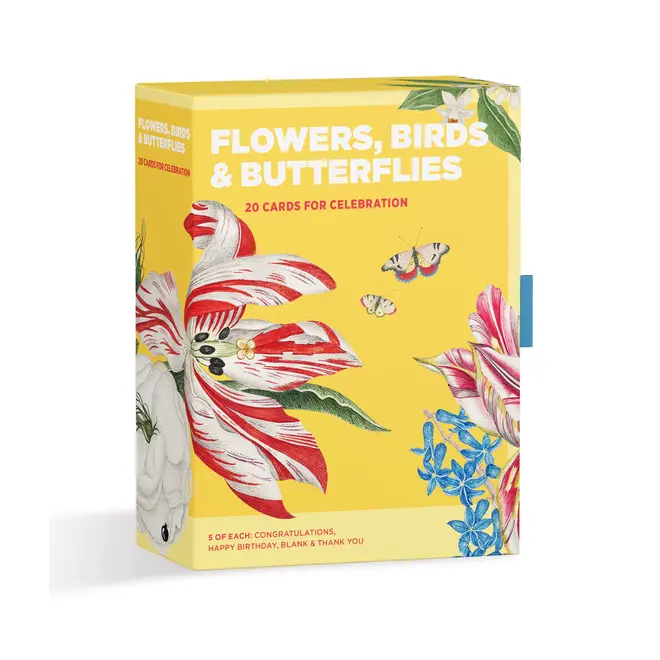 Flowers, Birds, & Butterflies Celebrations Boxed Notecards