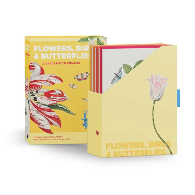 Flowers, Birds, & Butterflies Celebrations Boxed Notecards