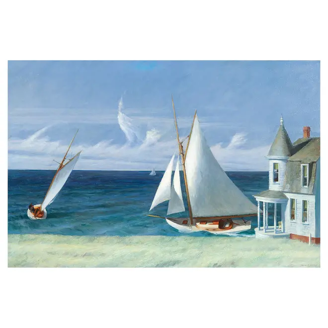 Edward Hopper: The Lee Shore Small Boxed Cards
