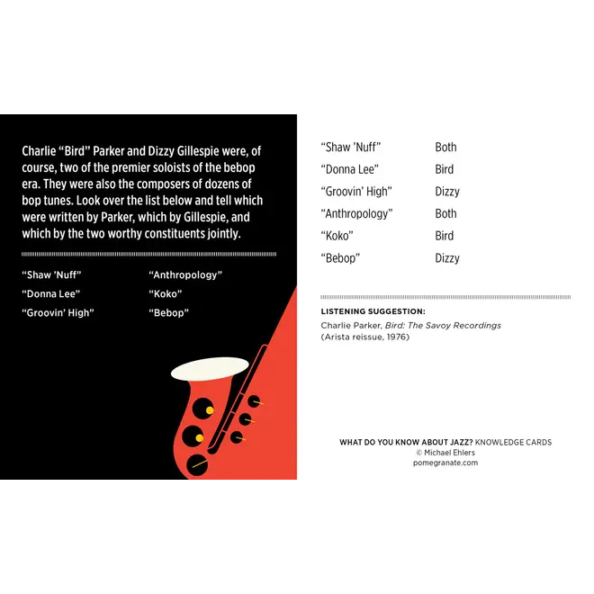 What Do You Know about Jazz? Knowledge Cards