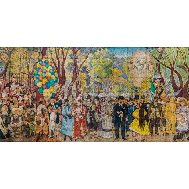 Diego Rivera: Dream of a Sunday Afternoon in Alameda Park 1000-Piece Puzzle