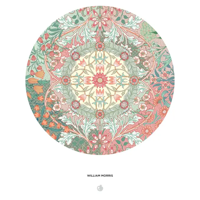 William Morris 500-Piece Circular Puzzle