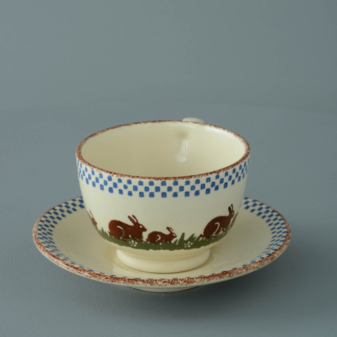 Rabbits Breakfast Cup & Saucer